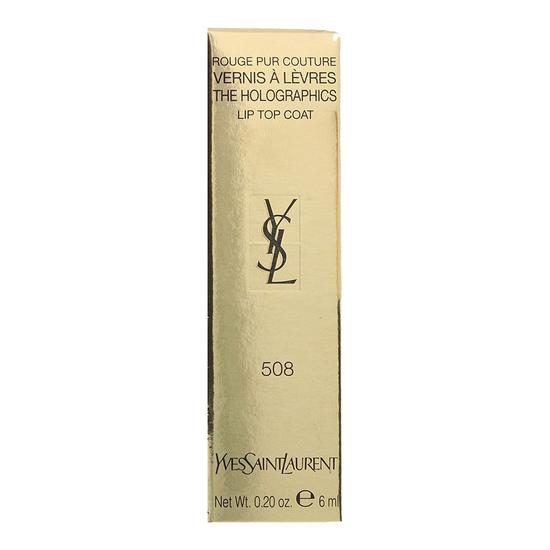 Yves Saint Laurent The Holographics #508 Black Liquid Lipstick Glossy Stain 6ml