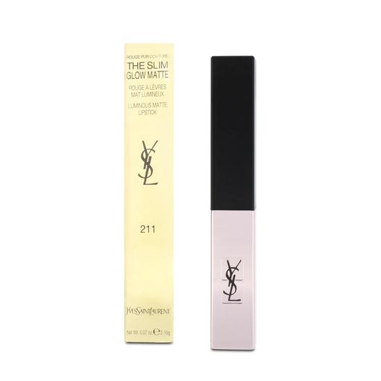 Yves Saint Laurent The Slim Glow Matte Lipstick 211 Transgressive Cacao