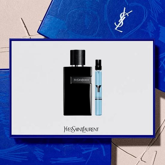 Yves Saint Laurent Y Le Parfum Men's Aftershave Gift Set 100ml Eau De Parfum + 10ml Eau De Parfum