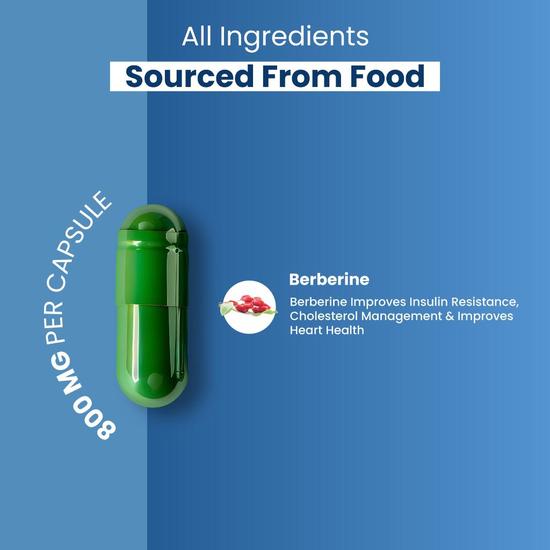 ZeroHarm Liposomal Berberine 500mg Capsules 120 Capsules