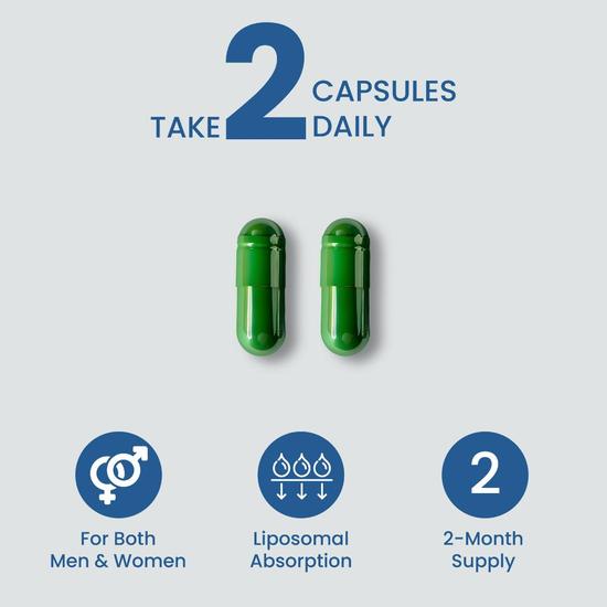 ZeroHarm Liposomal Berberine 500mg Capsules 120 Capsules