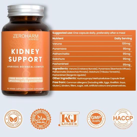 ZeroHarm Liposomal Kidney Support Capsules 60 Capsules