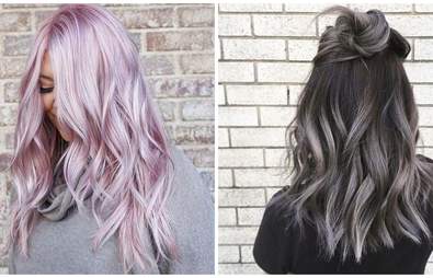 5 Ways To Rock The Lilac 'n' Grey Hair Trend