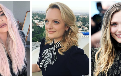 Three women with different shades of blonde hair