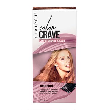 Clairol Color Crave Semi Permanent Hair Dye Rose Gold