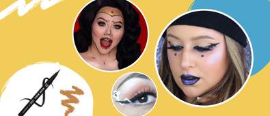 halloween eyeliner