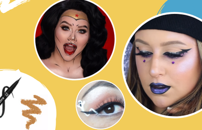 Easy Halloween Looks Using Mainly Eyeliner