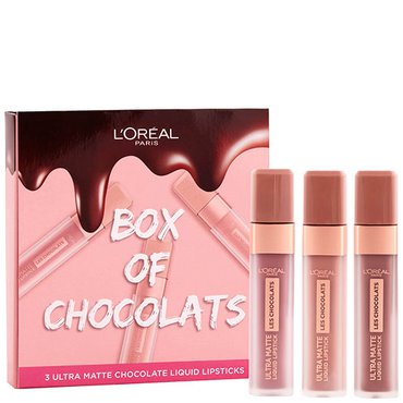 L'Oreal Paris Box of Chocolates Ultra Matte Liquid Lip Gift Set