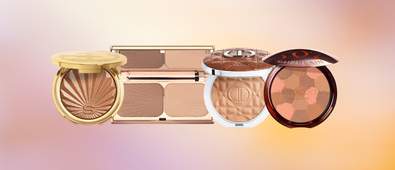 bronzers with a gradient background