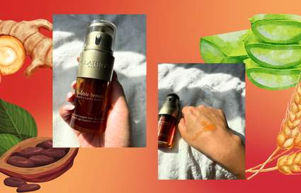 clarins double serum review blog