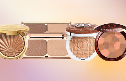 bronzers with a gradient background