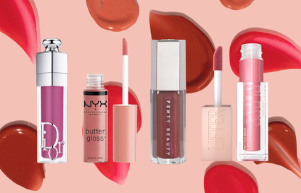 lip glosses with swatches