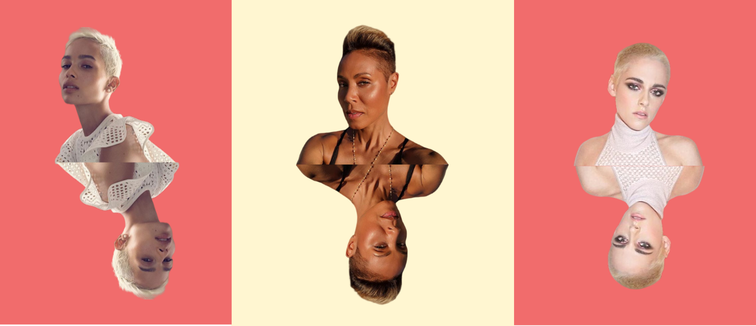 Shaved Hair Triptych