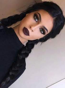 Wednesday Addams Halloween Makeup