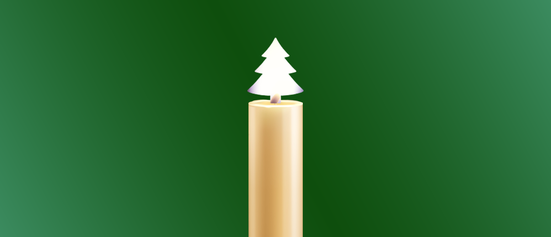 Xmas candle header
