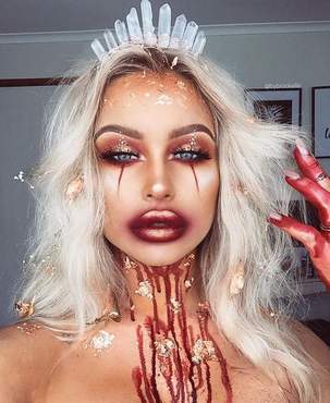 Zombie Bride Halloween Makeup