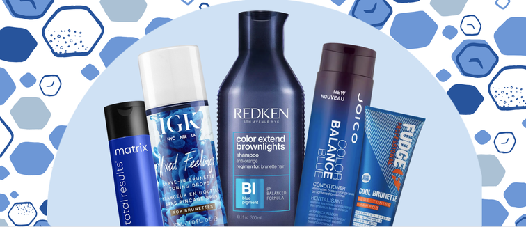10 Blue Shampoos That Brunette | Cosmetify