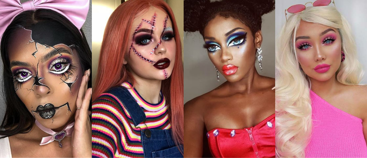 The 10 Easiest Halloween Doll Makeup to Try This | Cosmetify