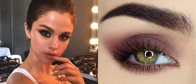 selena gomez smokey eye