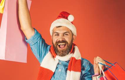 man loves presents