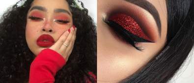 How to Nail Red Looks Eye Makeup |