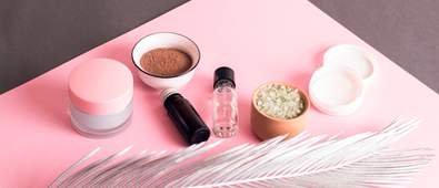Natural beauty flatlay