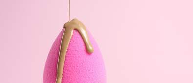 bb cream on beauty blender