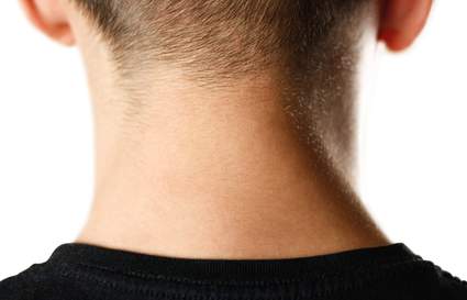 Buzz cut hair