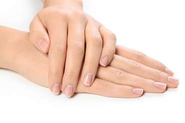 hands with short nails