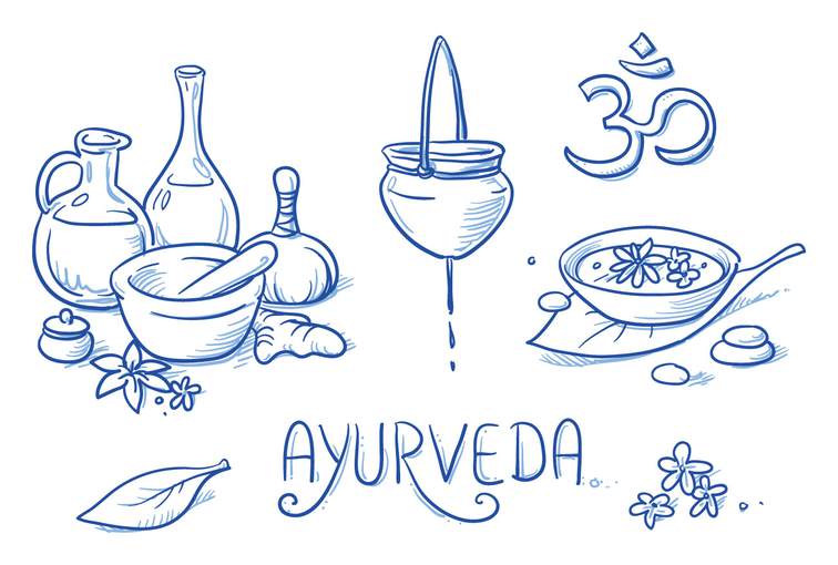 ayurveda illustration