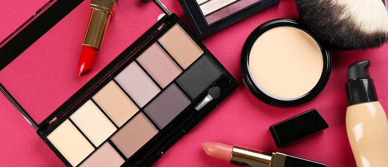 makeup collage