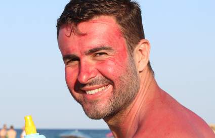 tanned man