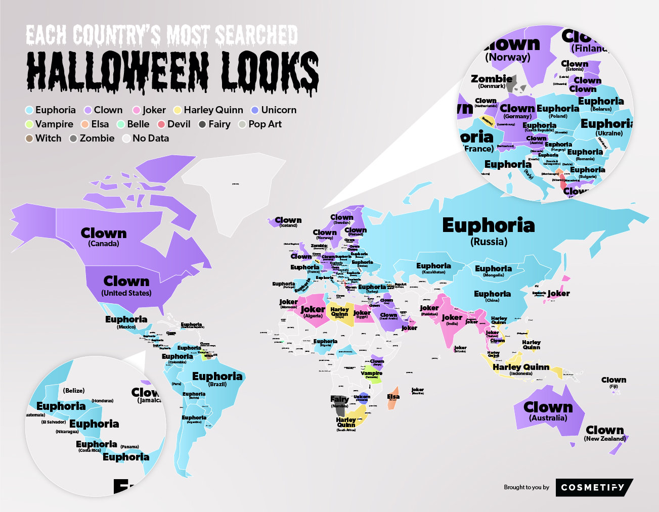 Halloween looks across the world