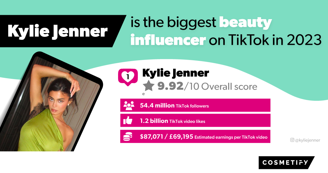 Kylie Jenner Is The Biggest Influencer On TikTok 2023