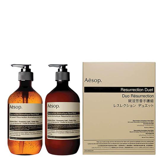 Aesop Resurrection Hand Cleanser & Balm Duet