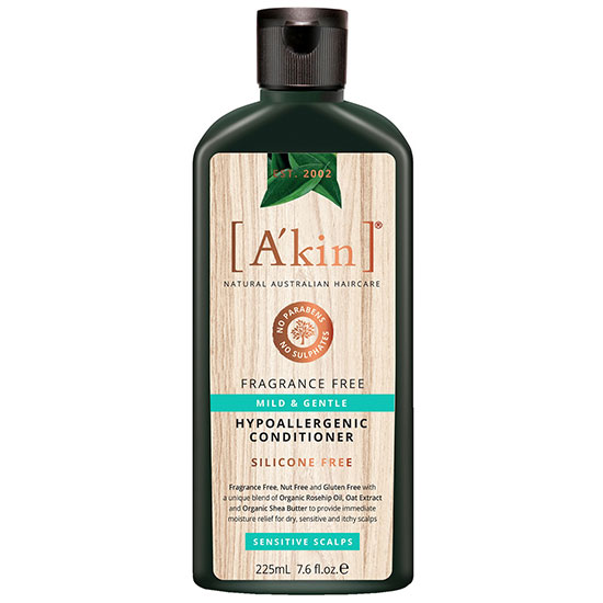 A'kin Hair Care Mild & Gentle Fragrance Free Conditioner 8 oz