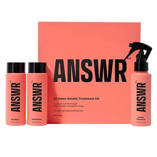 Answr At-home Keratin Treatment Kit Keratin Treatment + Shampoo + Conditioner