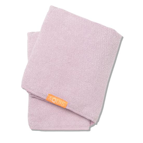 Aquis Lisse Luxe Hair Towel Desert Rose