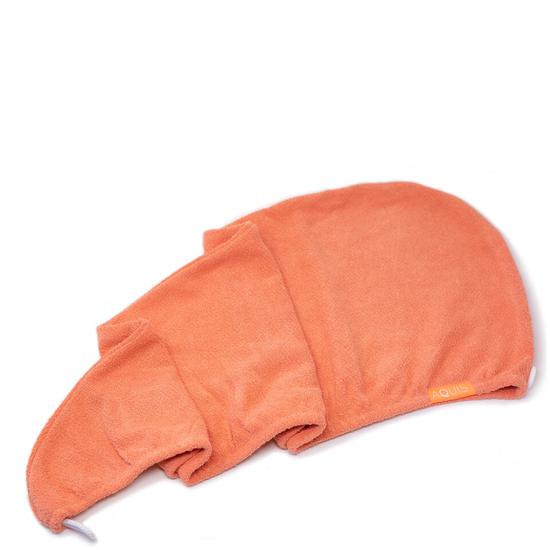 Aquis Lisse Luxe Hair Turban Tangerine Sunrise