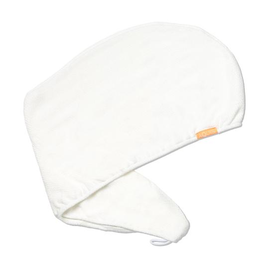 Aquis Lisse Luxe Hair Turban White