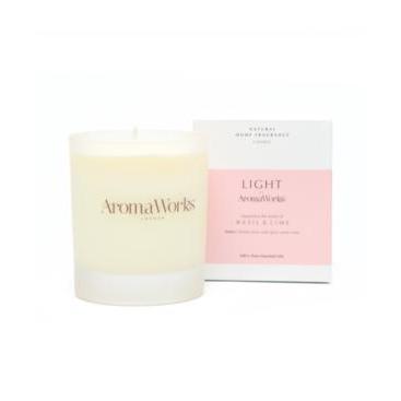 Aroma Works Light Range Basil & Lime Candle