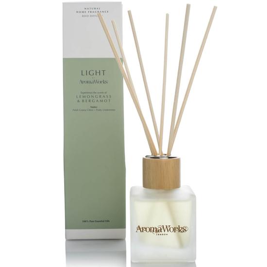 Aroma Works Light Range Reed Diffuser Lemongrass & Bergamot