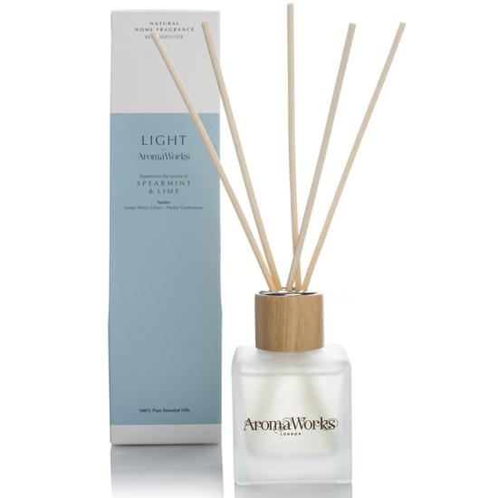 Aroma Works Light Range Spearmint & Lime Reed Diffuser