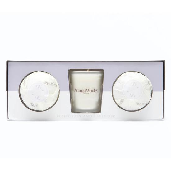 Aroma Works Petitgrain & Lavender & Mini Aromabomb Gift Set