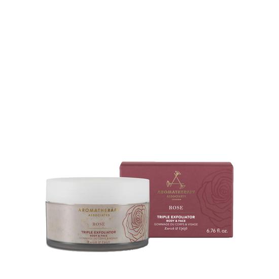 Aromatherapy Associates Triple Rose Body & Face Exfoliator 7 oz