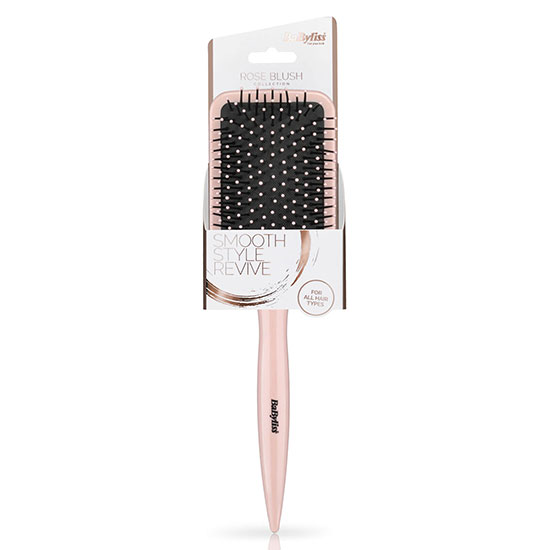 BaByliss Rose Blush Paddle Brush