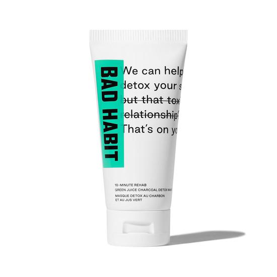 Bad Habit 10 Minute Rehab Green Juice Charcoal Detox Mask