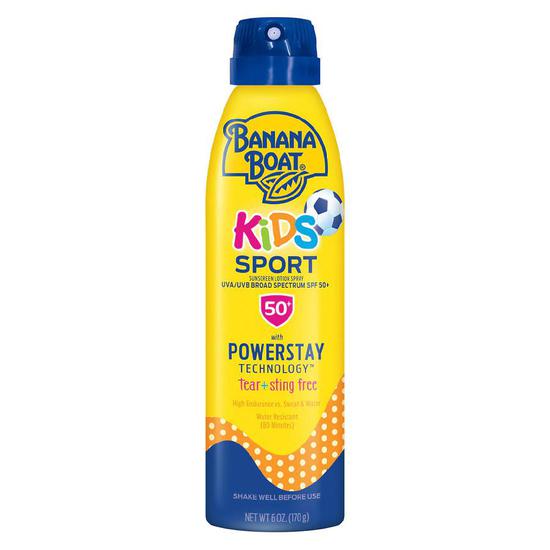 Banana Boat Kids Sport Clear Sunscreen Spray SPF 50 6 oz