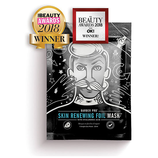 BARBER PRO Skin Renewing Foil Mask