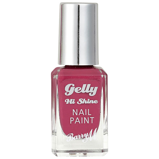 Barry M Gelly Hi Shine Nail Paint Rhubard